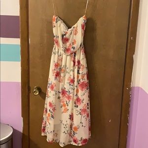 Strapless sundress